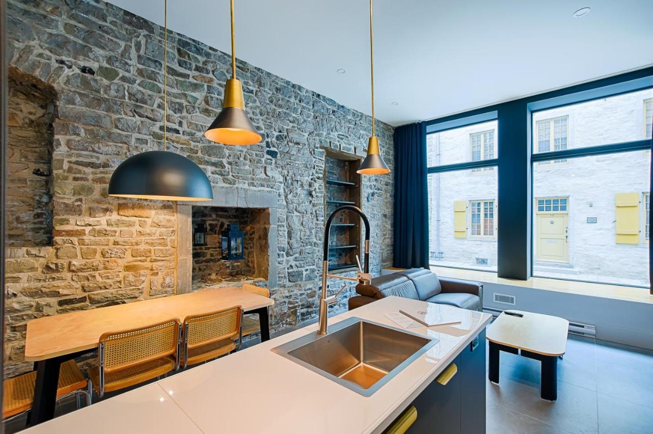 Les Lofts Notre-Dame - Par Les Lofts Vieux-Quebec Apartment Exterior foto
